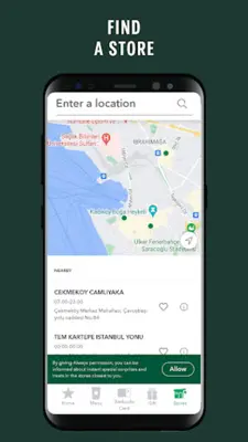 Starbucks Turkey android App screenshot 0