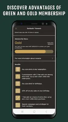 Starbucks Turkey android App screenshot 3